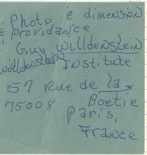 Handwritten Notes between Frederick R. Koch & Mary