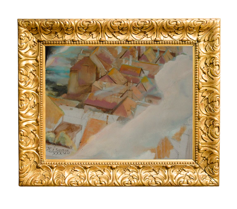 1937 Pablo Picasso painting Village of Martigues