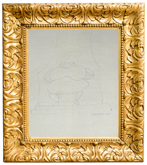 1930s Alexander Calder Pen Circus Drawing