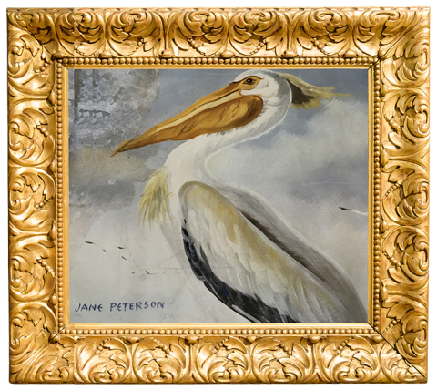 Jane Peterson - Pelican painting