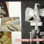 3 bird paintings for a Museum's bird finial...