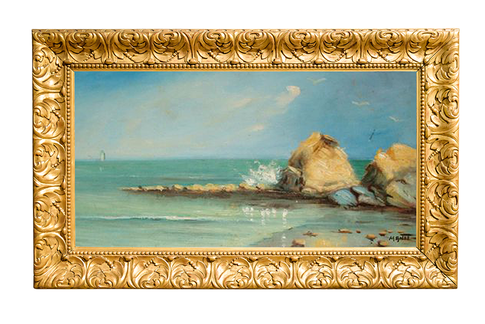 Éduardo Manet View of Beach painting