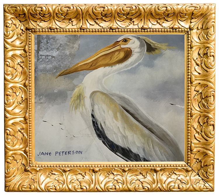 Jane Peterson - Pelican painting